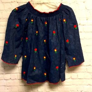 Payal Jain Anthropologie flower top